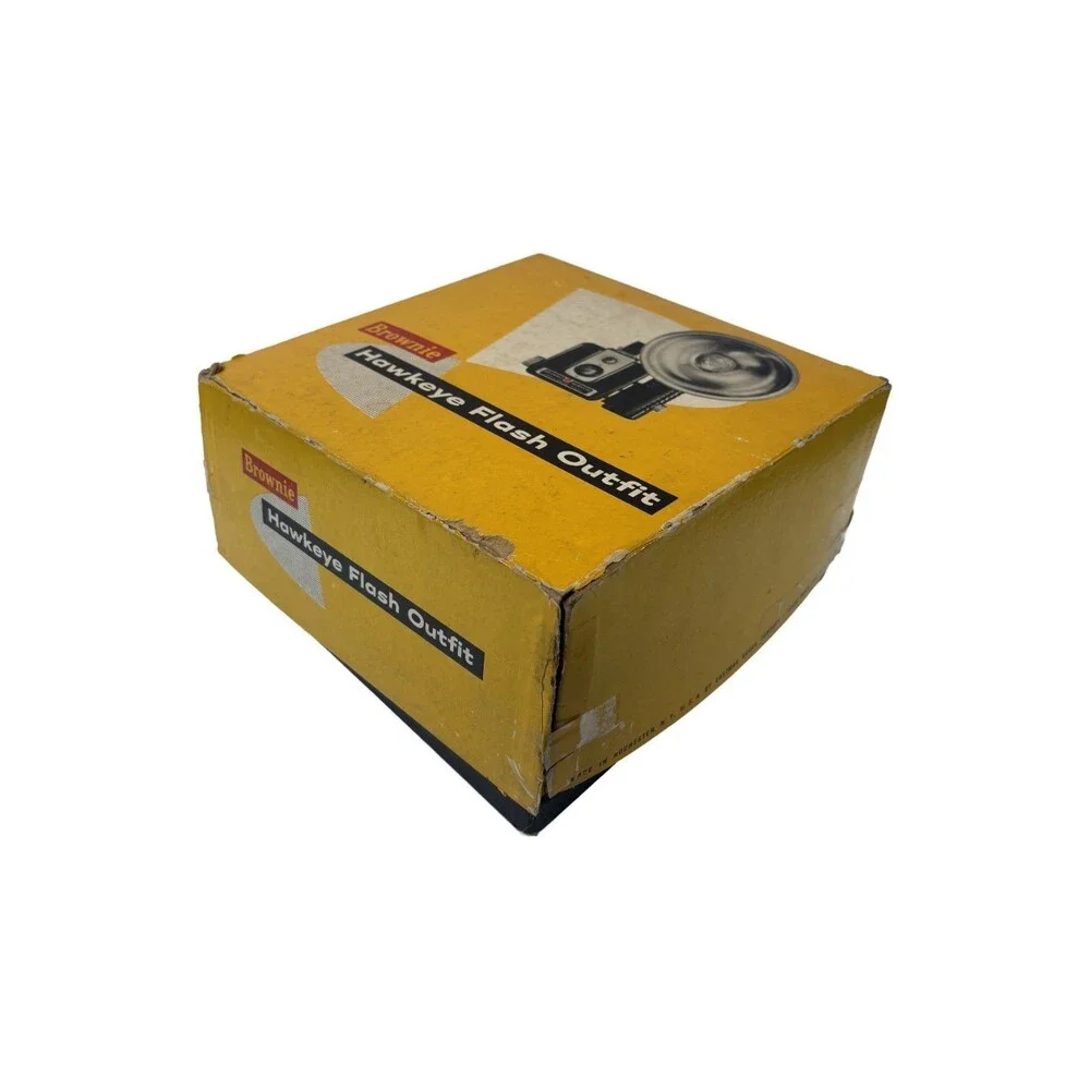 Vintage Kodak Brownie Hawkeye Flash Camera Box Set
